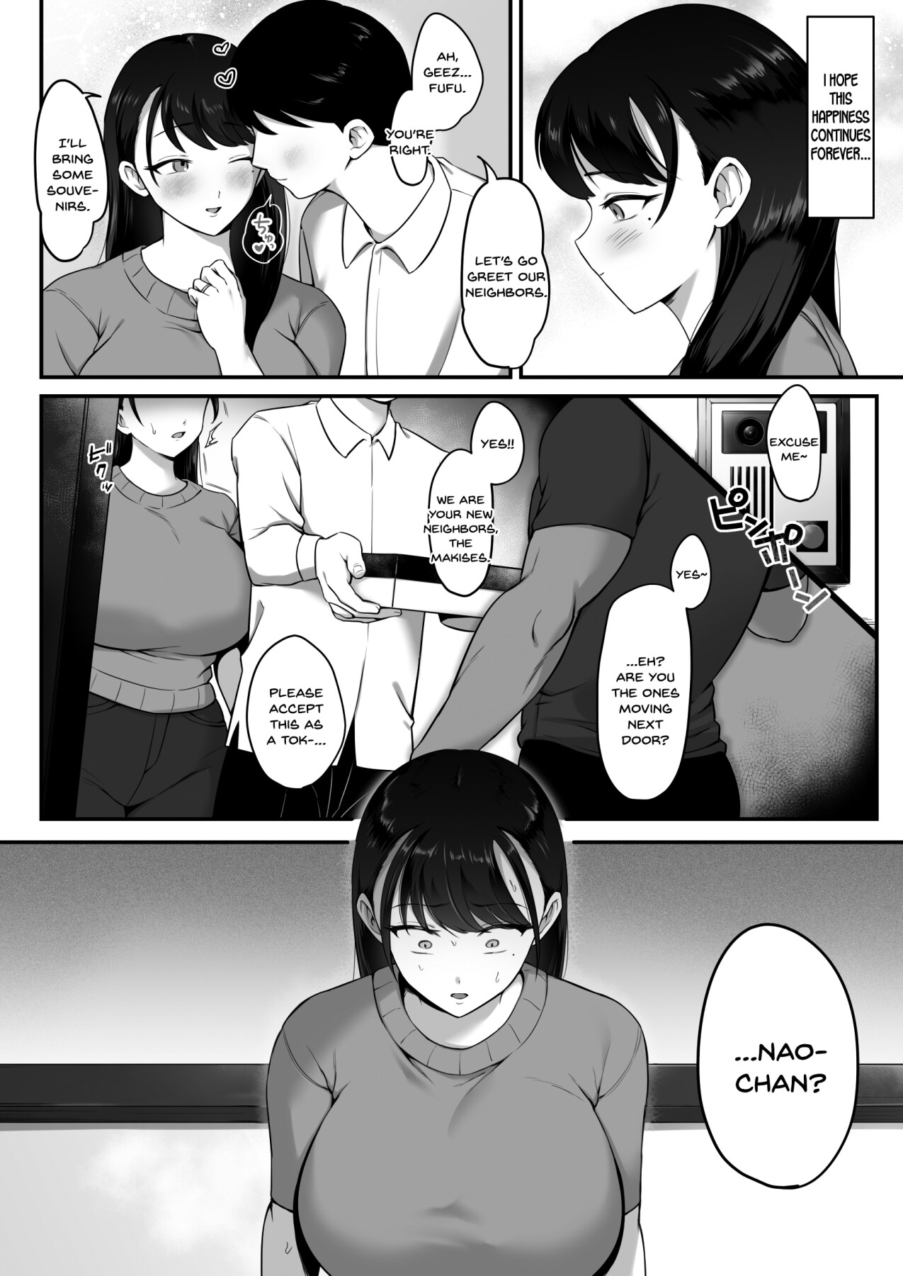Hentai Manga Comic-Masochistic Neighbor's Onahole Wife - A story of reuniting with a former sex friend and re-educating her with my huge dick-Read-3
